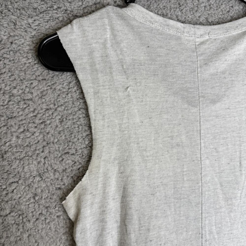 Mary Jane Tank Top Womens Small Gray Owl Print Festival Summer - Picture 10 of 11